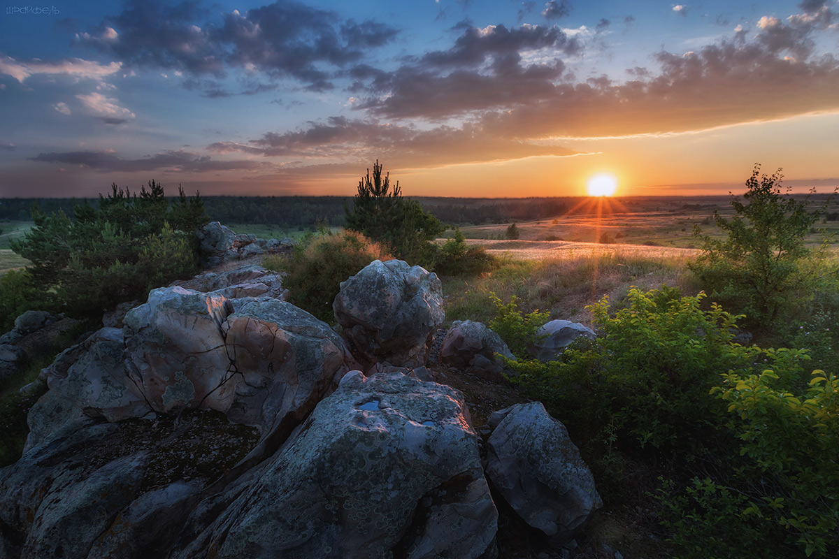 Закат на Синих Камнях