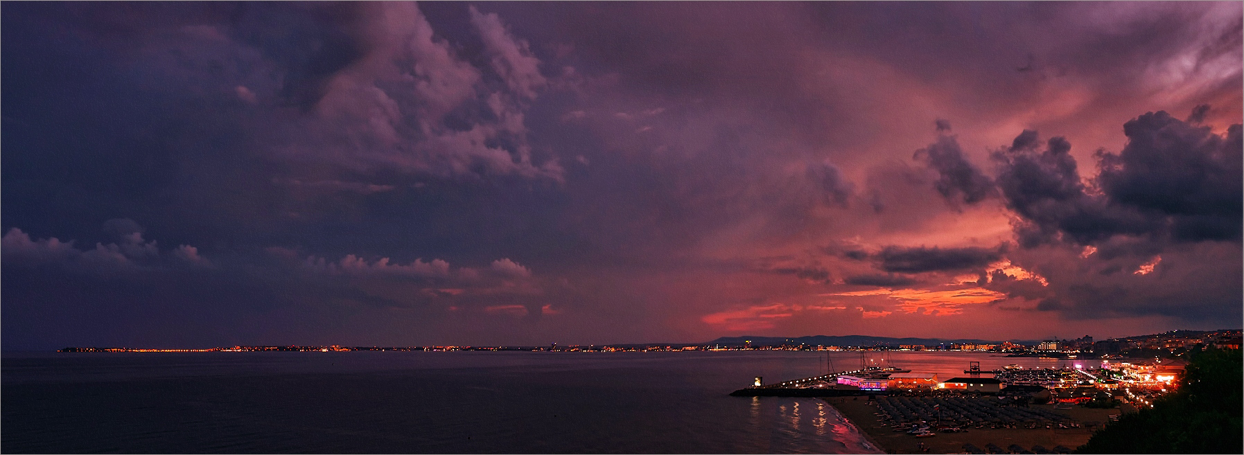 Когда на Солнечном Береге заходит солнце.