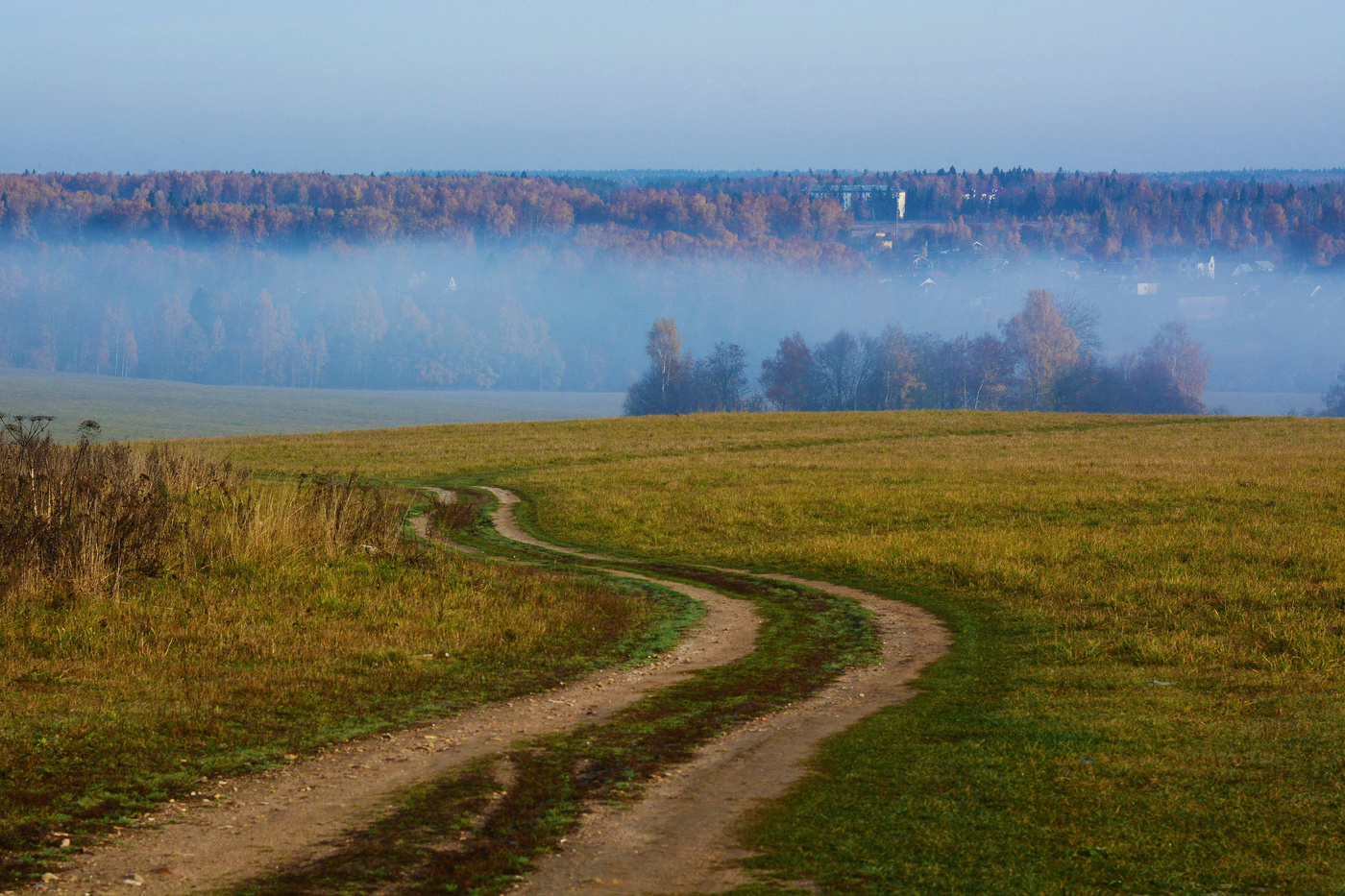 "А дорога серою лентою вьется.."