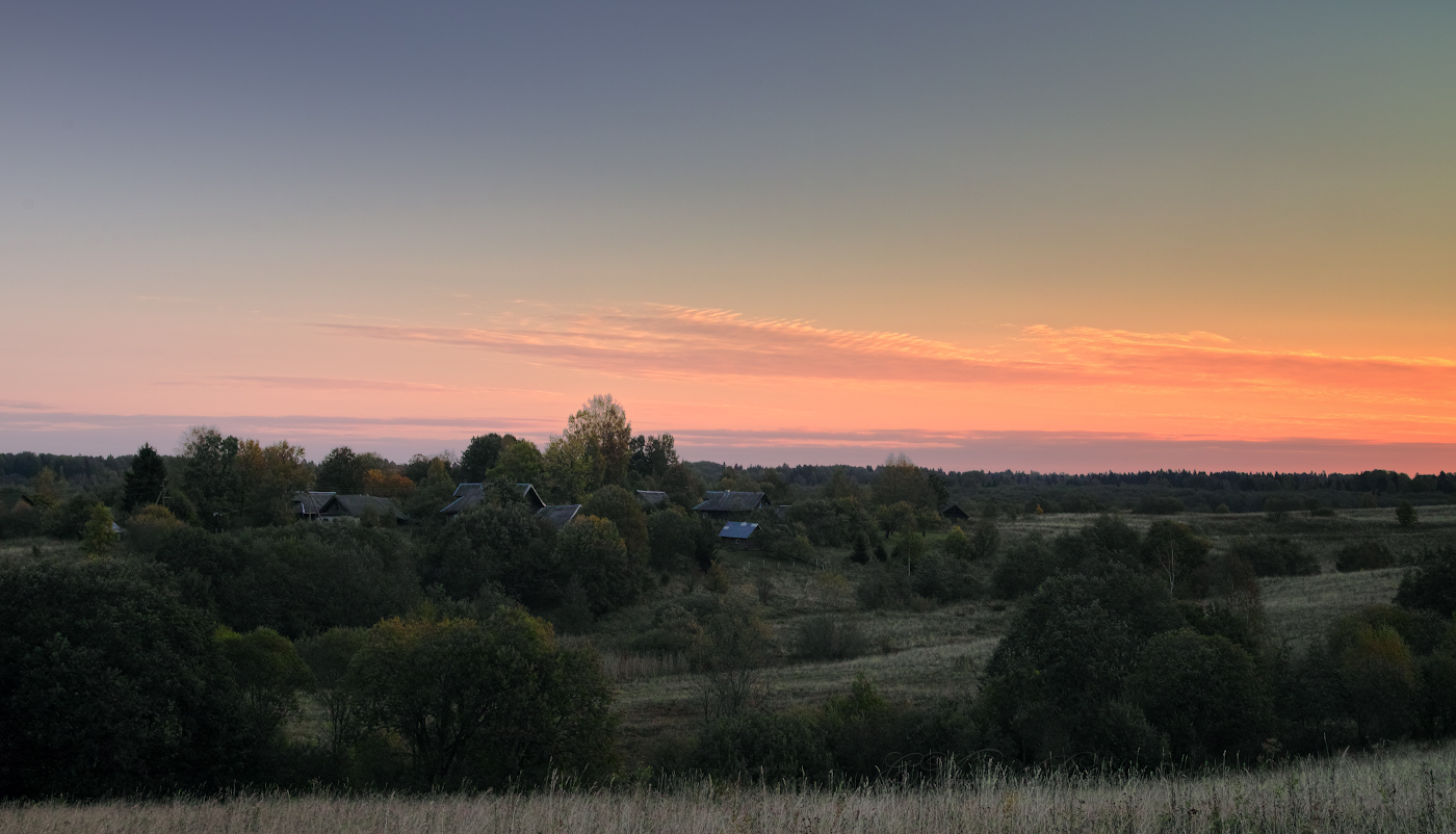 Предрассветный деревенский сон