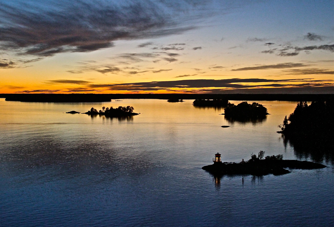 Балтика. После заката