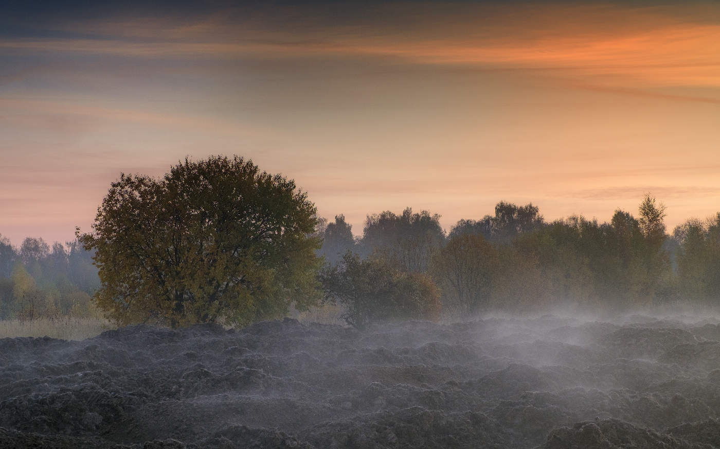 Рассвет на пашне