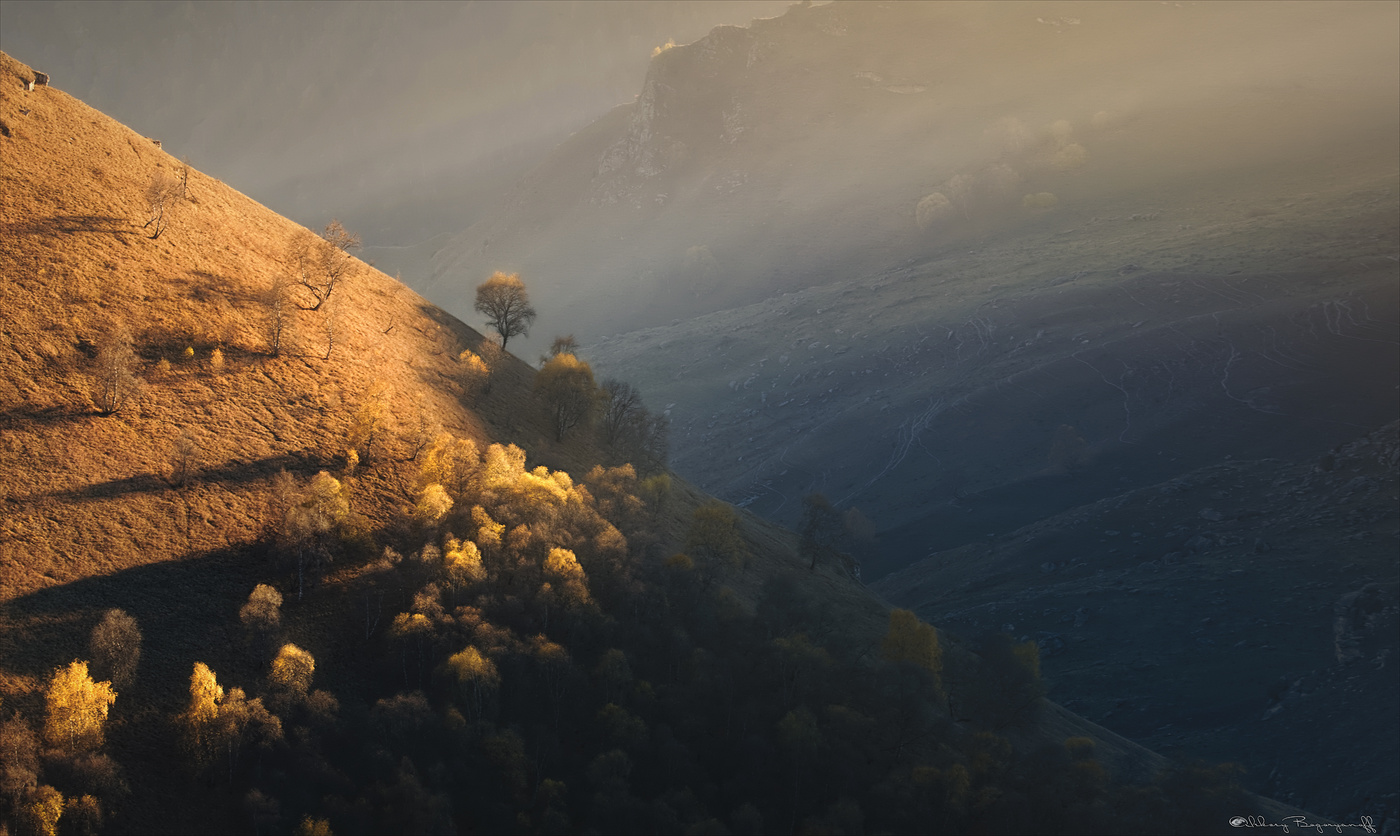 На границе дня и ночи.