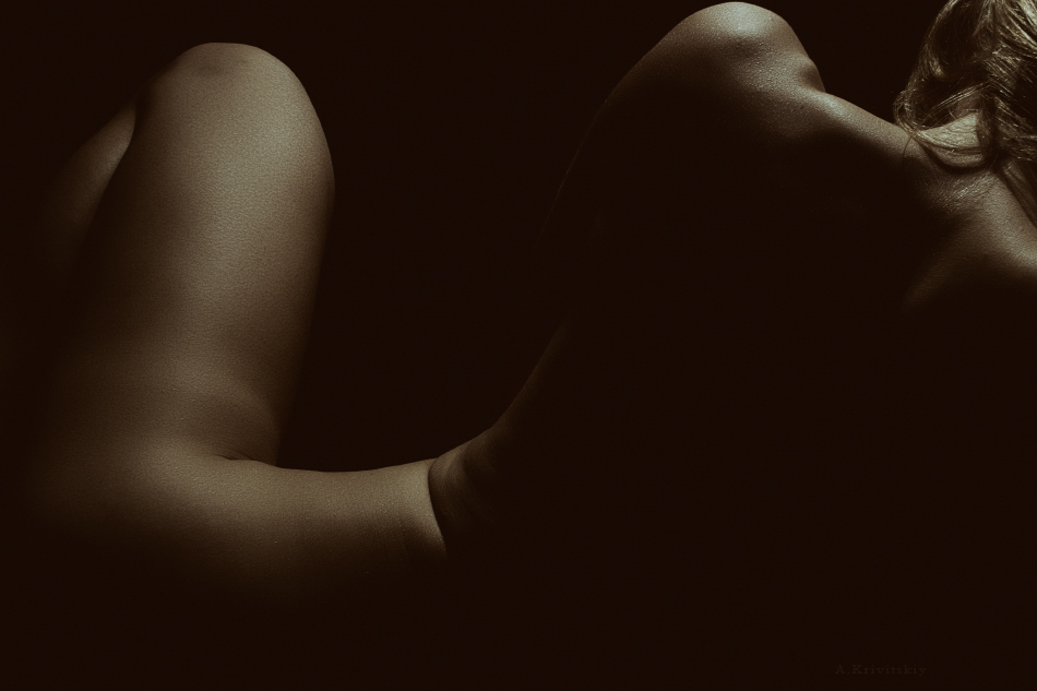 Body composition in profile. "The Secret Studio A. Krivitsky".