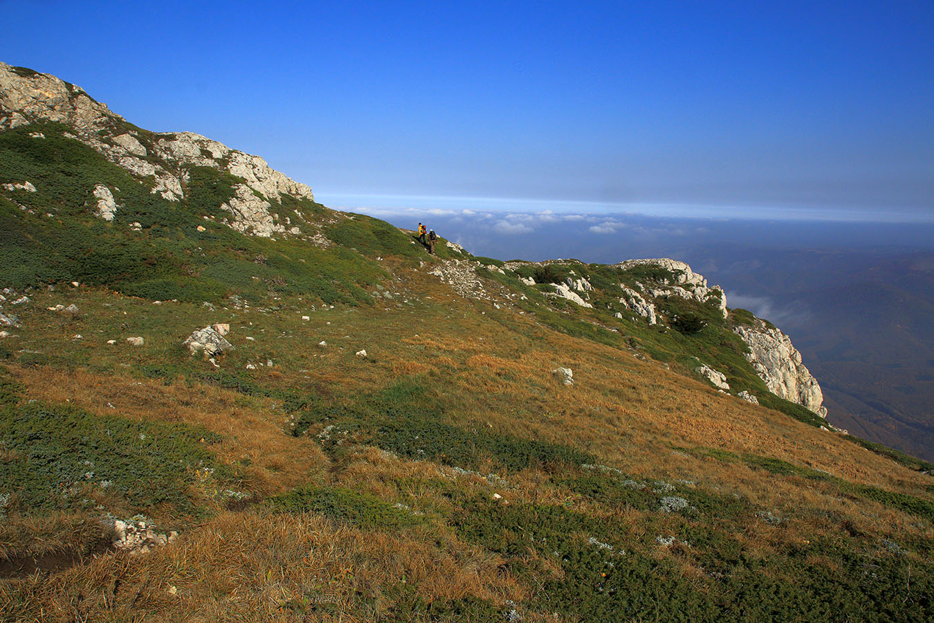 На верхнем плато Чатыр-Дага