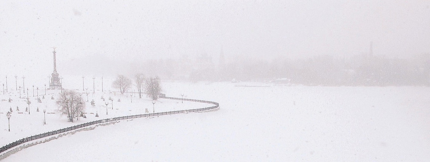 "Метельный полог даль завесил ..."