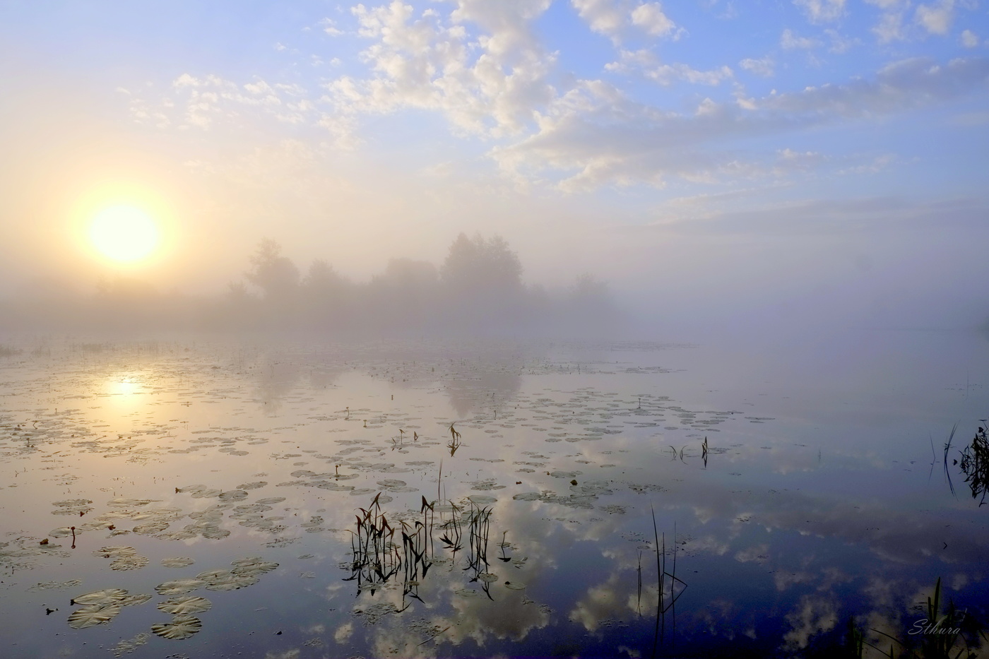 Солнце встаёт.