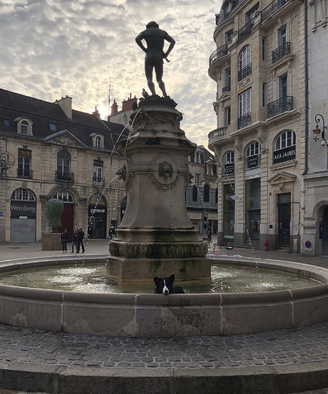 Портрет на фоне памятника