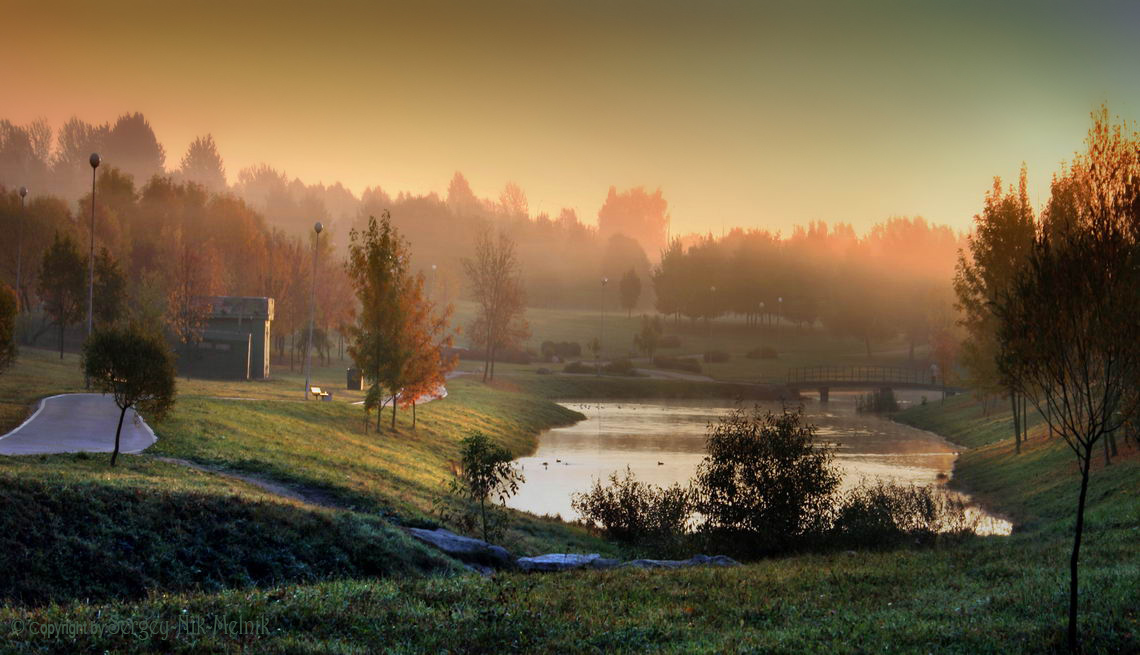 Малиновый осенний туман