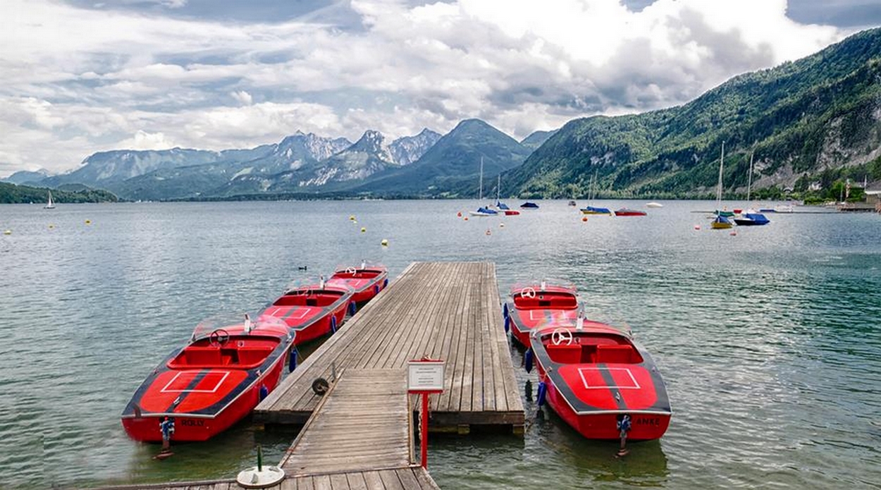 На причале Вольфгангзее