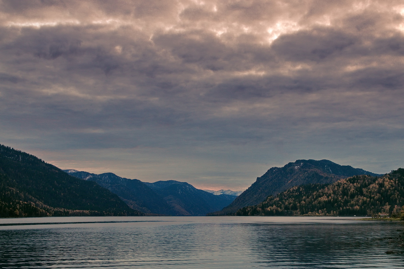 Прохладное утро.