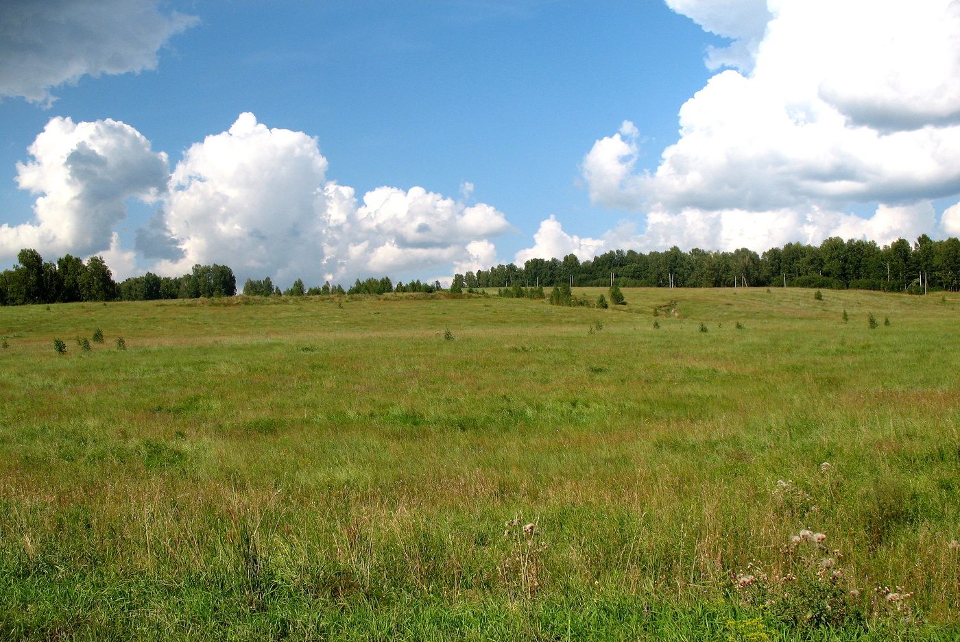 Облака легли на землю