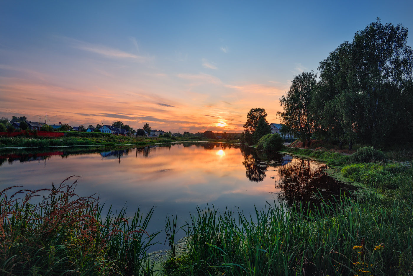 деревенский прудик