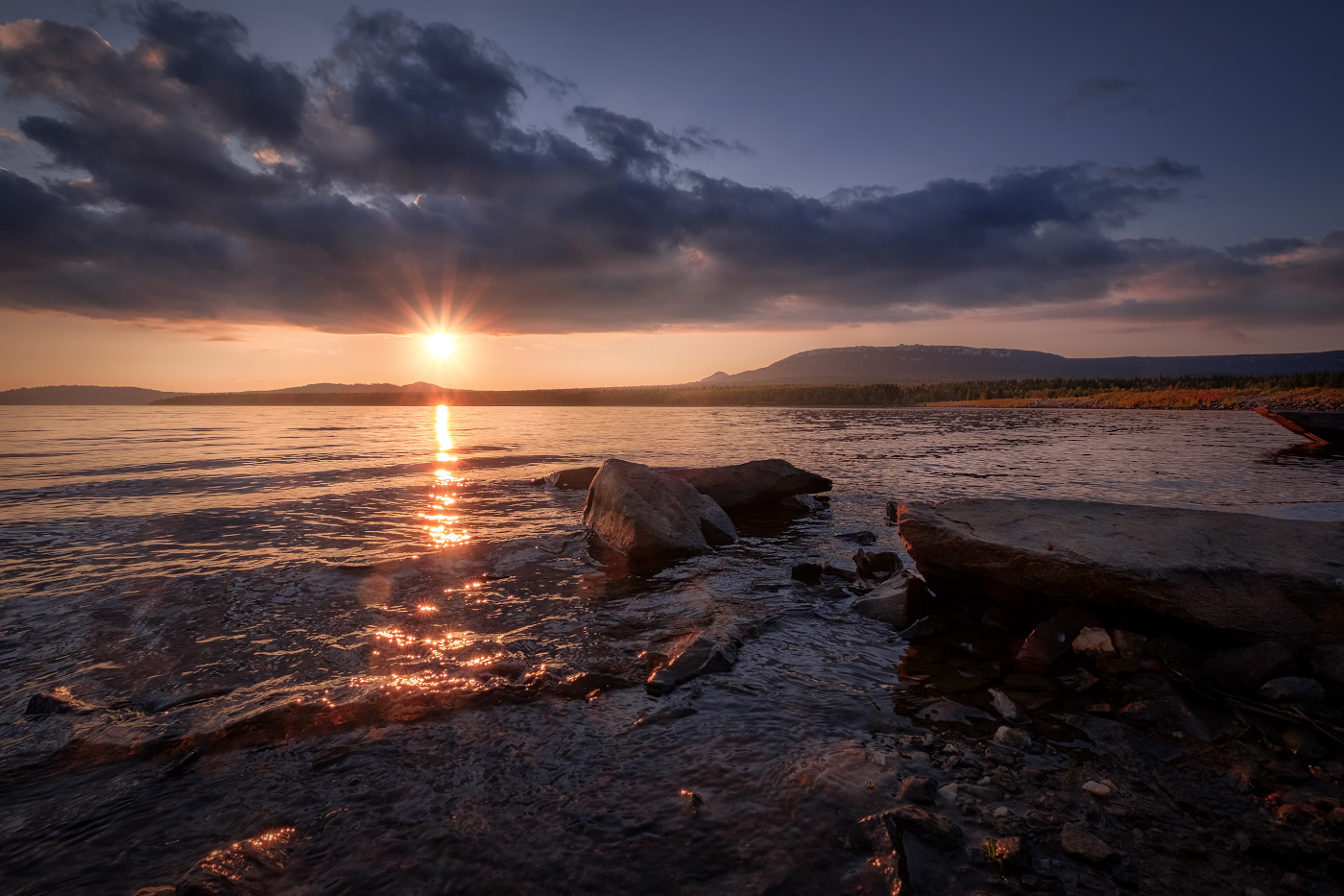 Закат над Зюраткулем