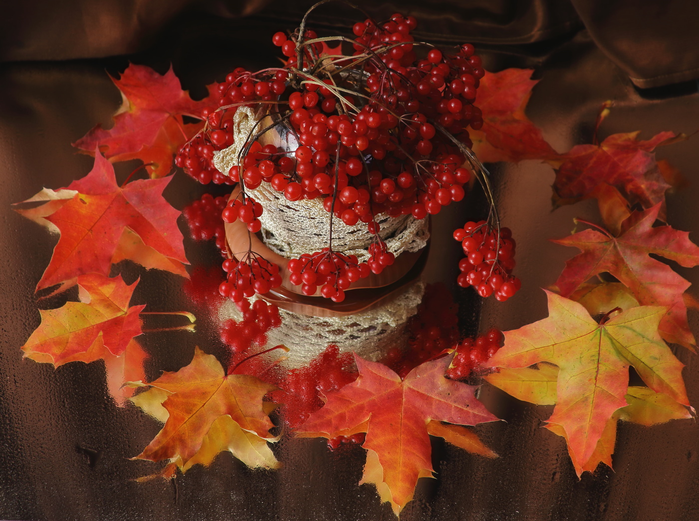 Калина в объятиях клена