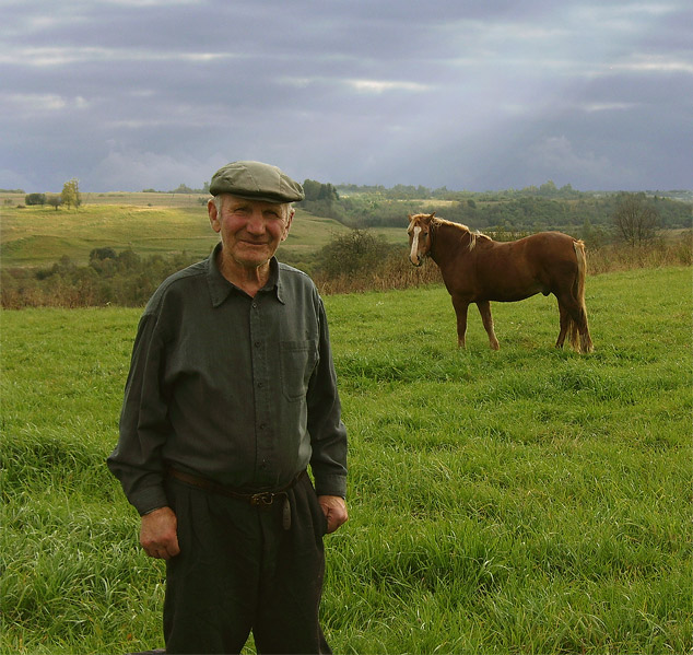 Хозяин и конь