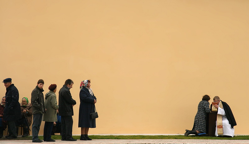 На исповедь