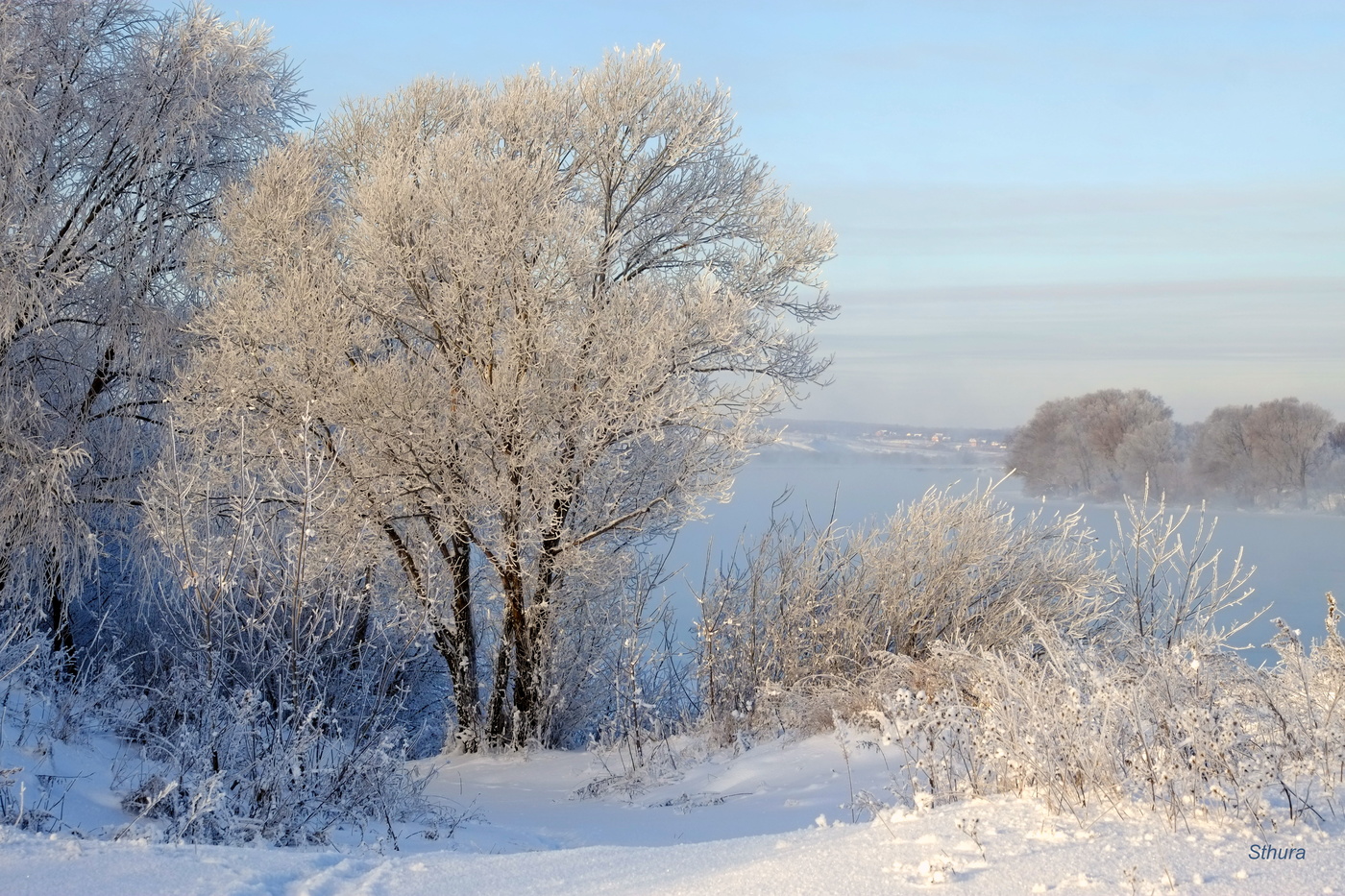 Зимний пейзаж.