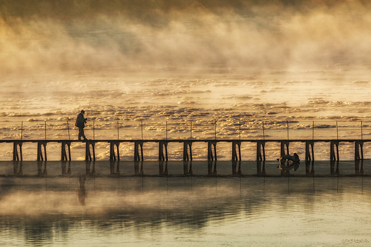 Пена за шлюзом