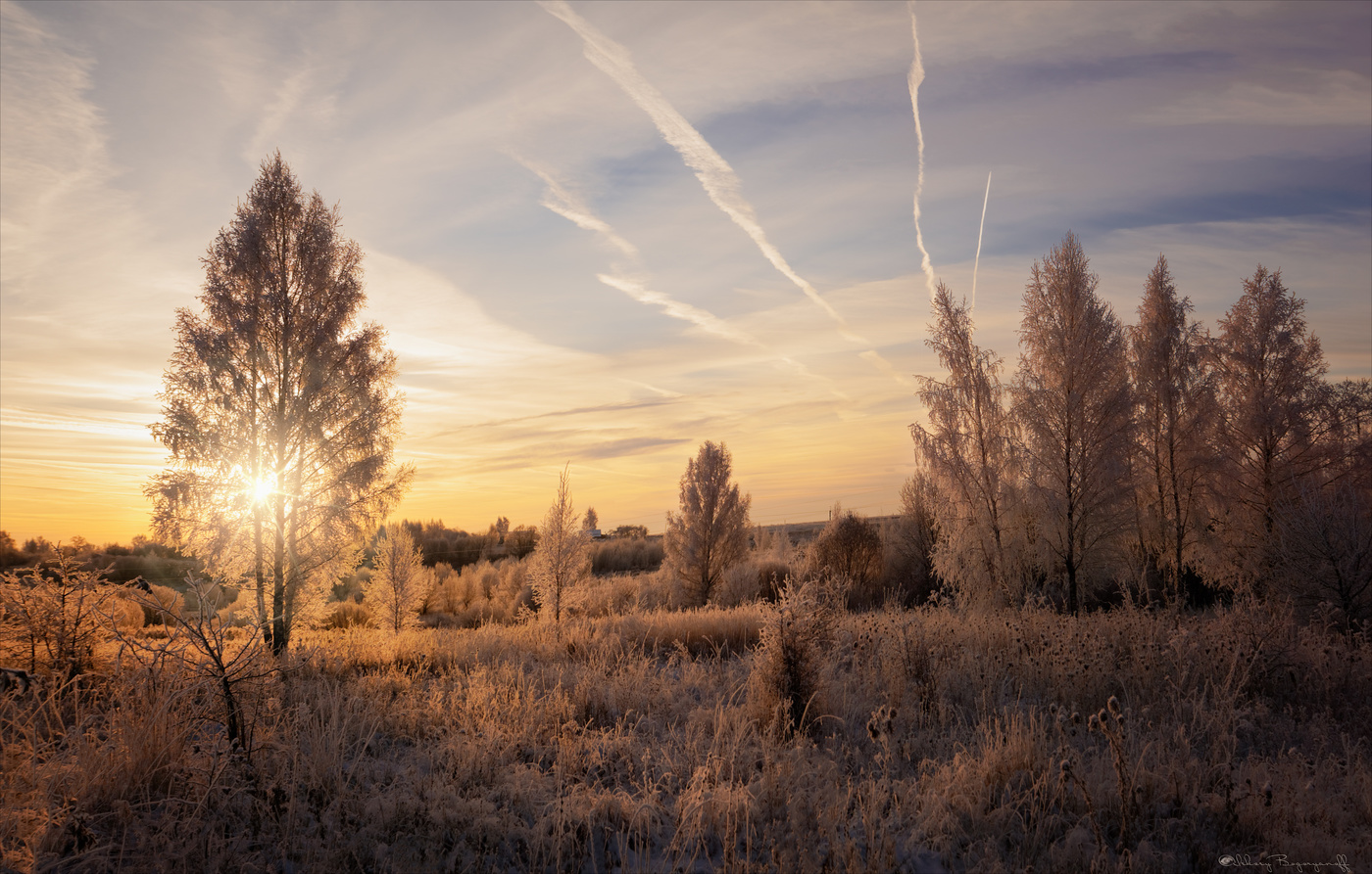 Первый рассвет зимы.