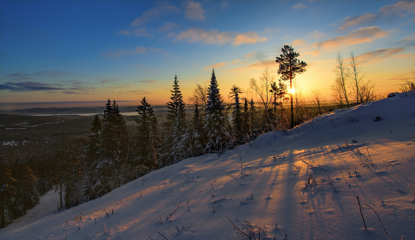 Утро на склоне