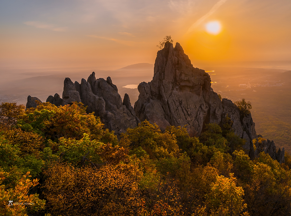 Козьи скалы на Бештау