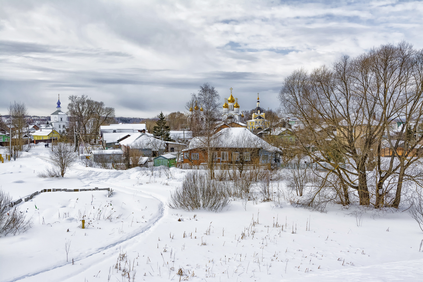 зимний день