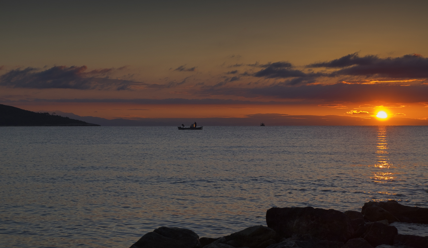 На утреннем рейде