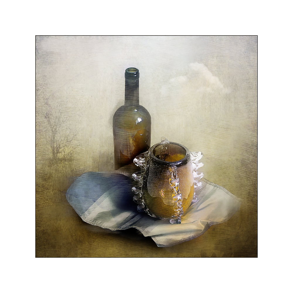 ваза и бутылка