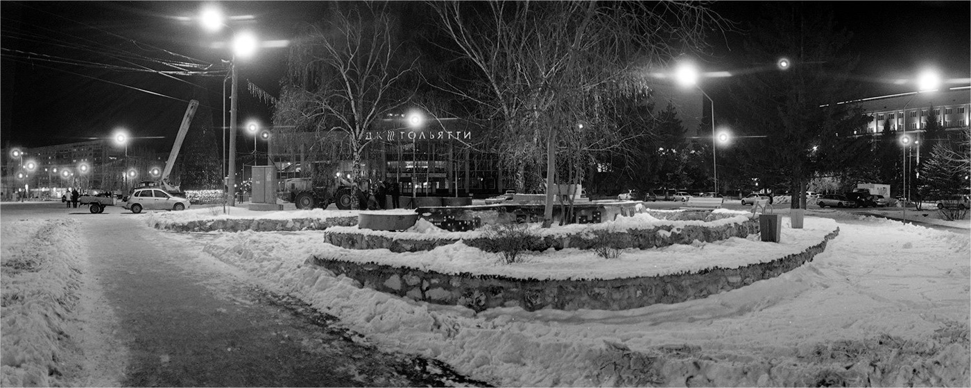 Установка новогодней ёлки