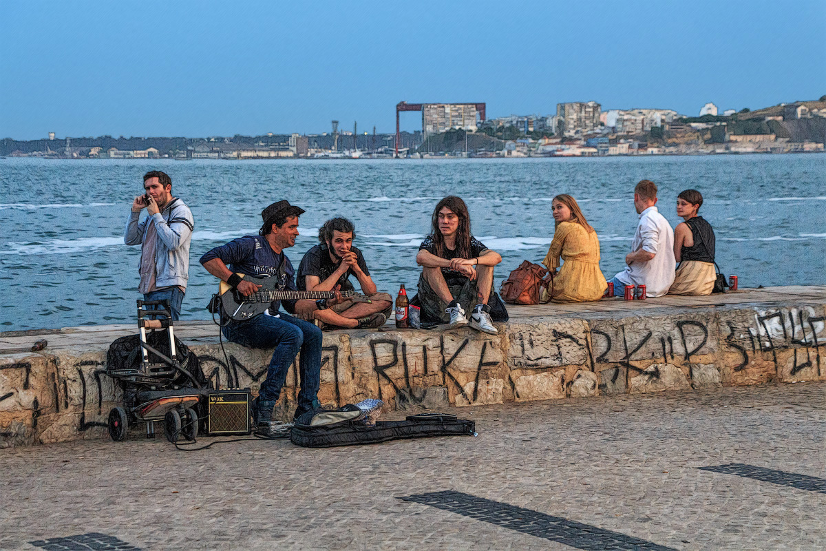 Летний вечер в Лиссабоне