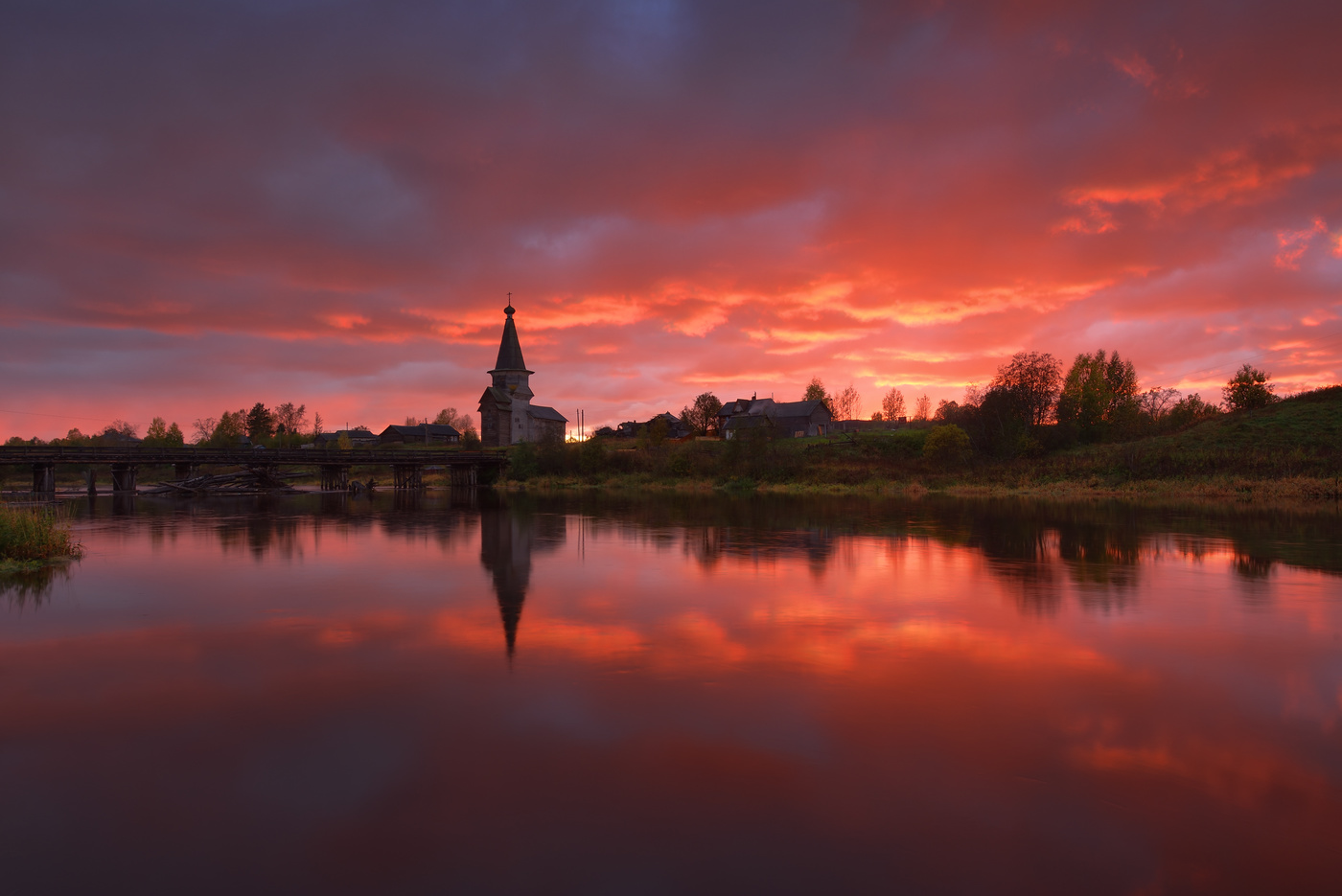 Закат в Саминском