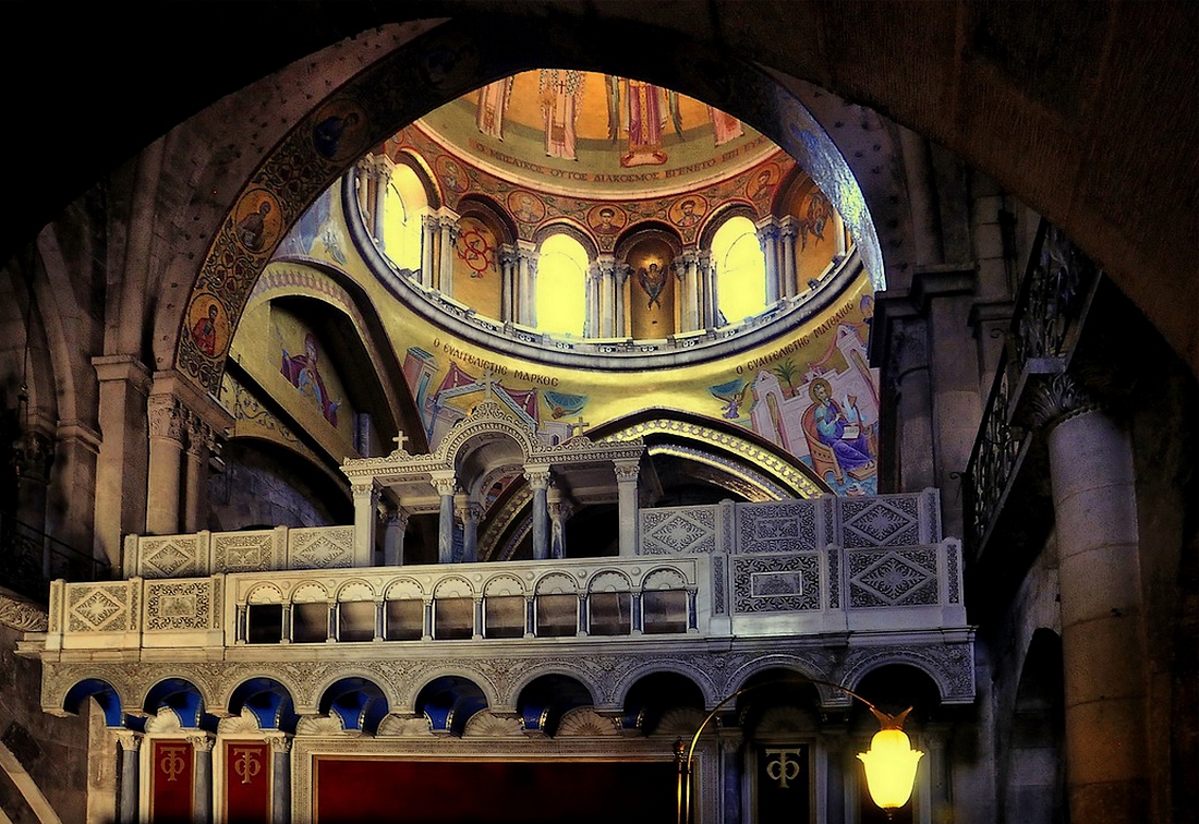 В Храме Гроба Господня