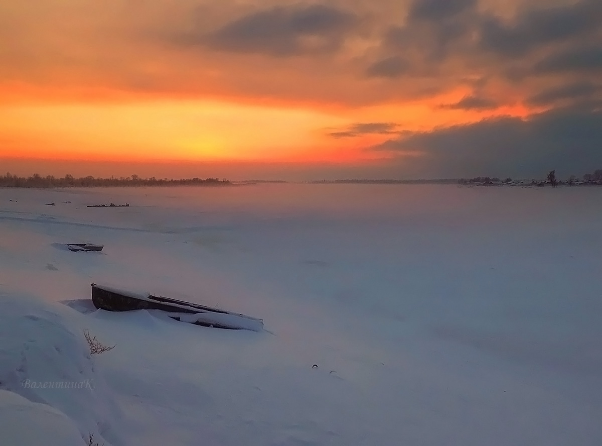Обской закат