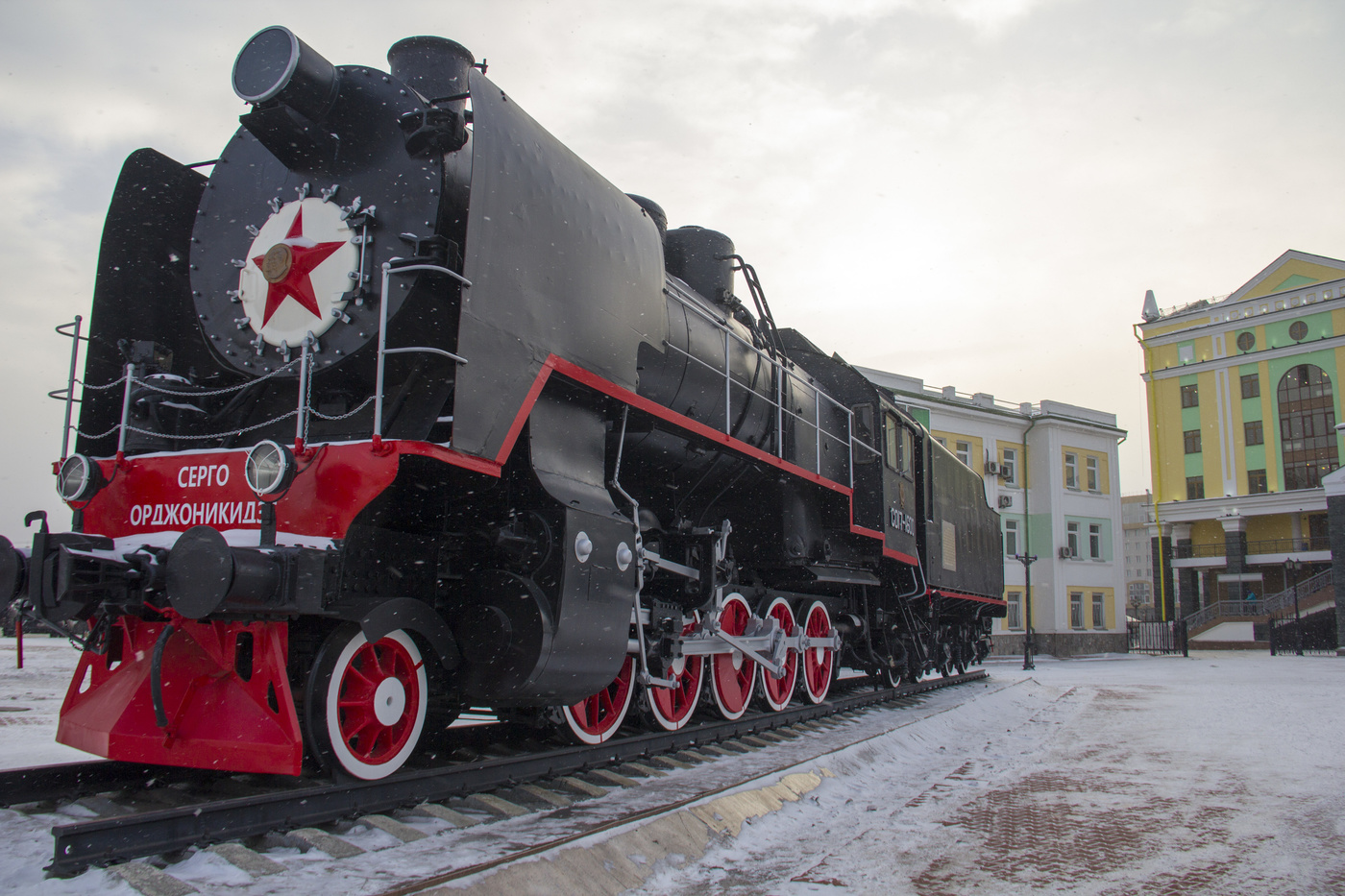 Паровоз-памятник