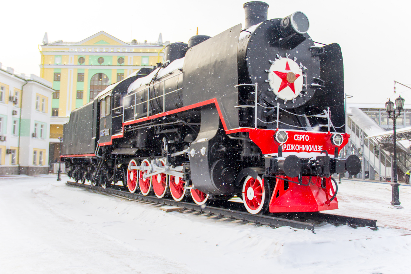 Паровоз-памятник СО17-1600