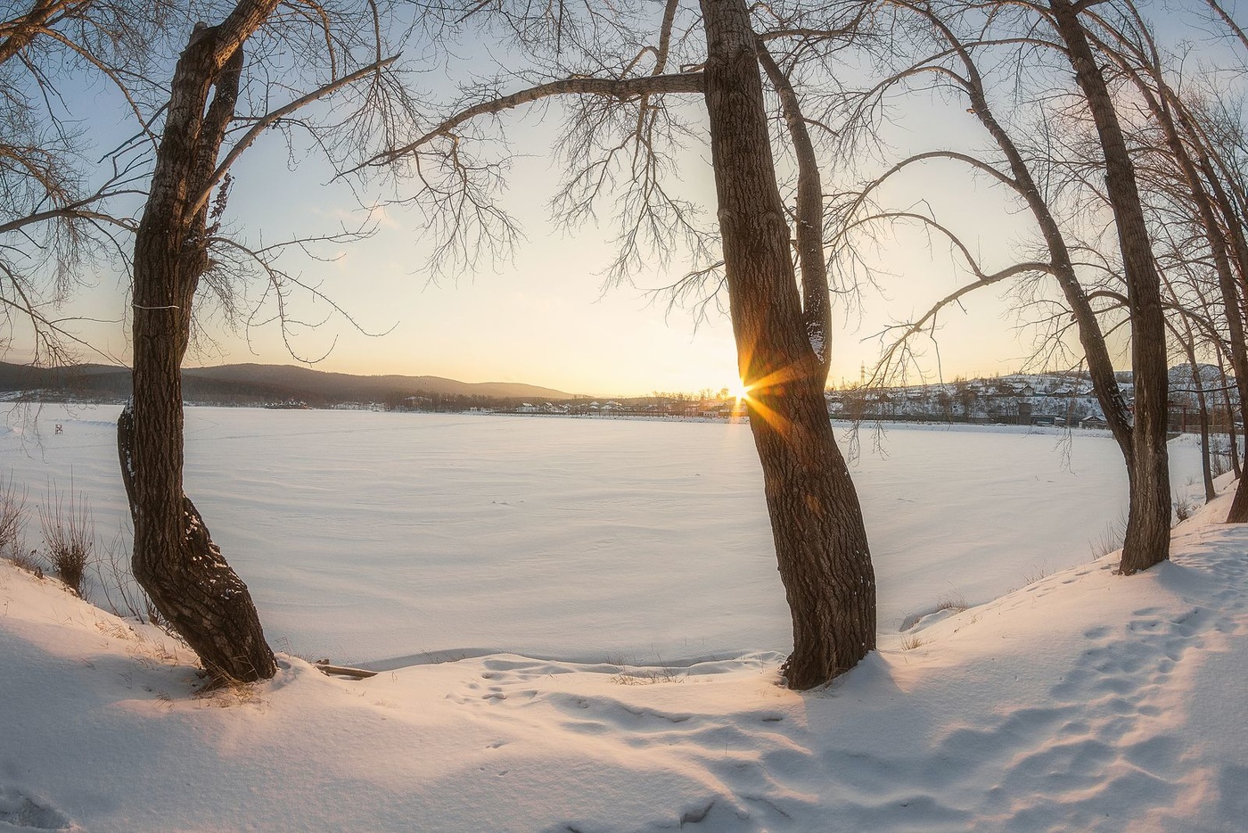Закат уходящего года