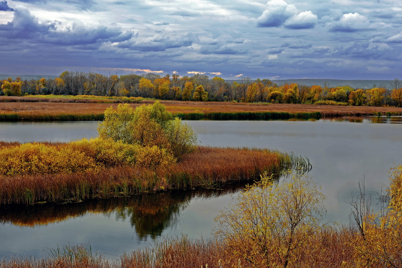 Волжские затоны.