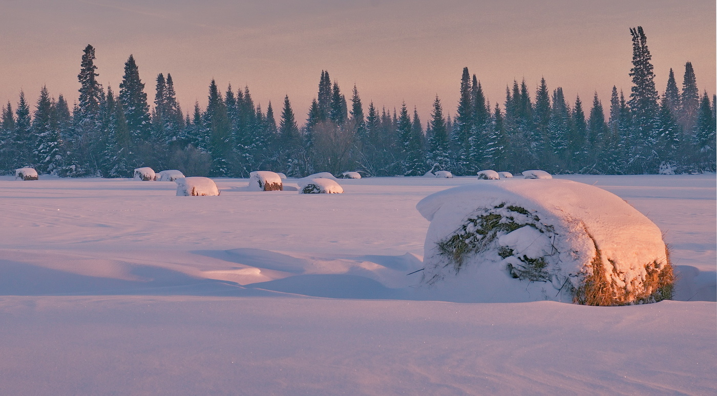 Зимний вечер.