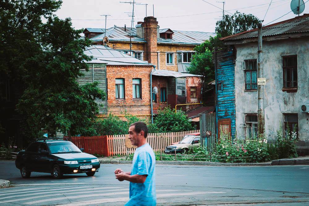 По историческому центру Самары