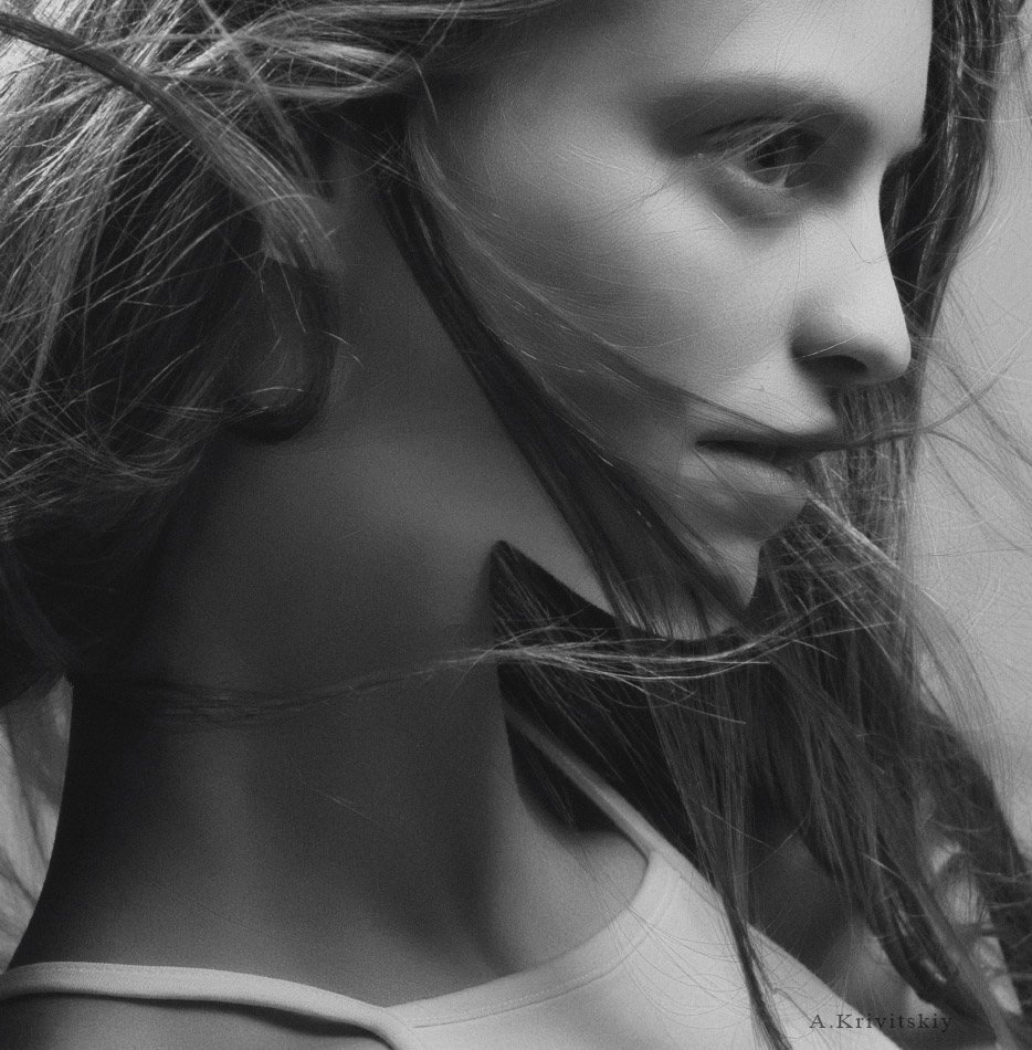 In the lesson of posing. School A. Krivitsky.