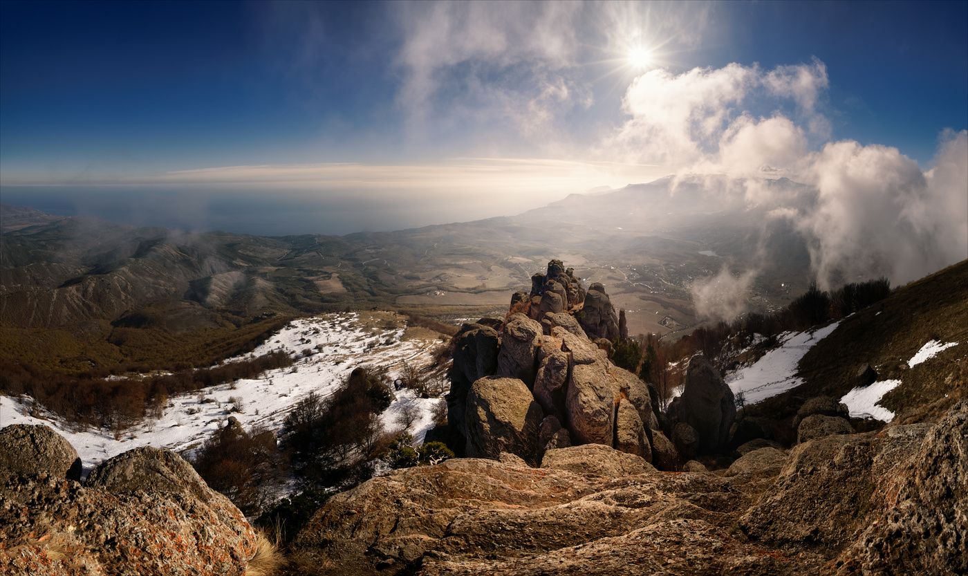 На Демерджи хорошая погода )