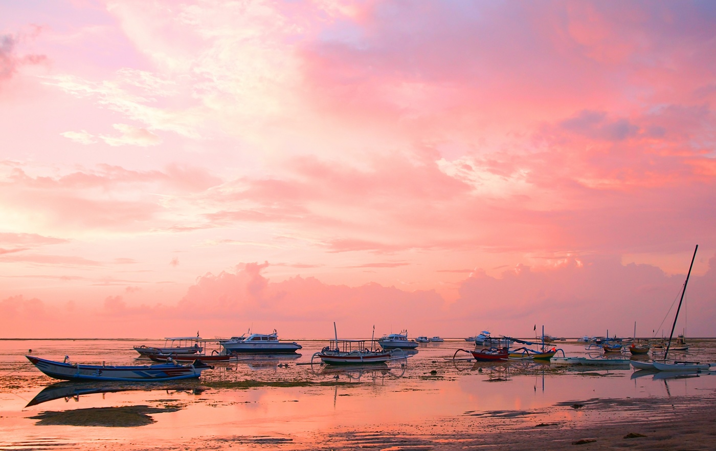 Розовый восход...