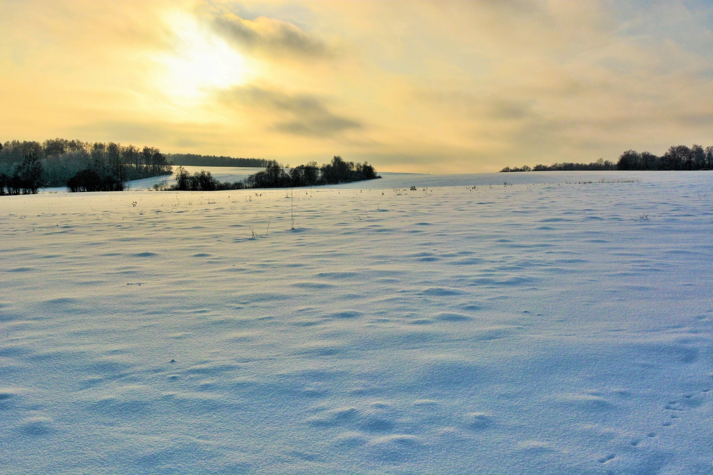 "И бело, бело безбрежно ..."