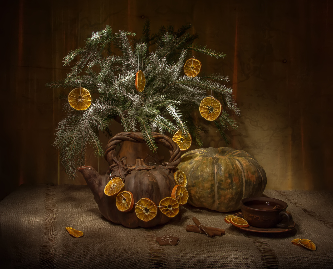 Мандариновый наряд