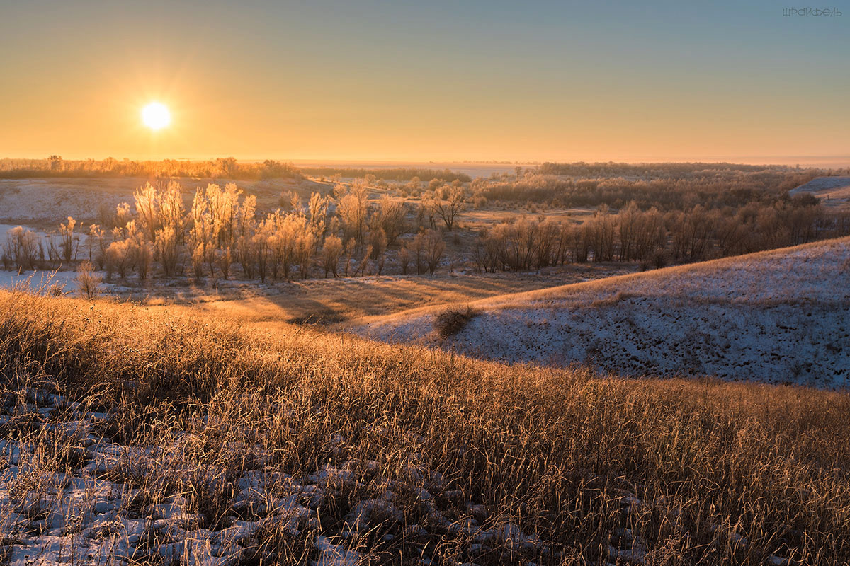 Утро в Дубовой балке