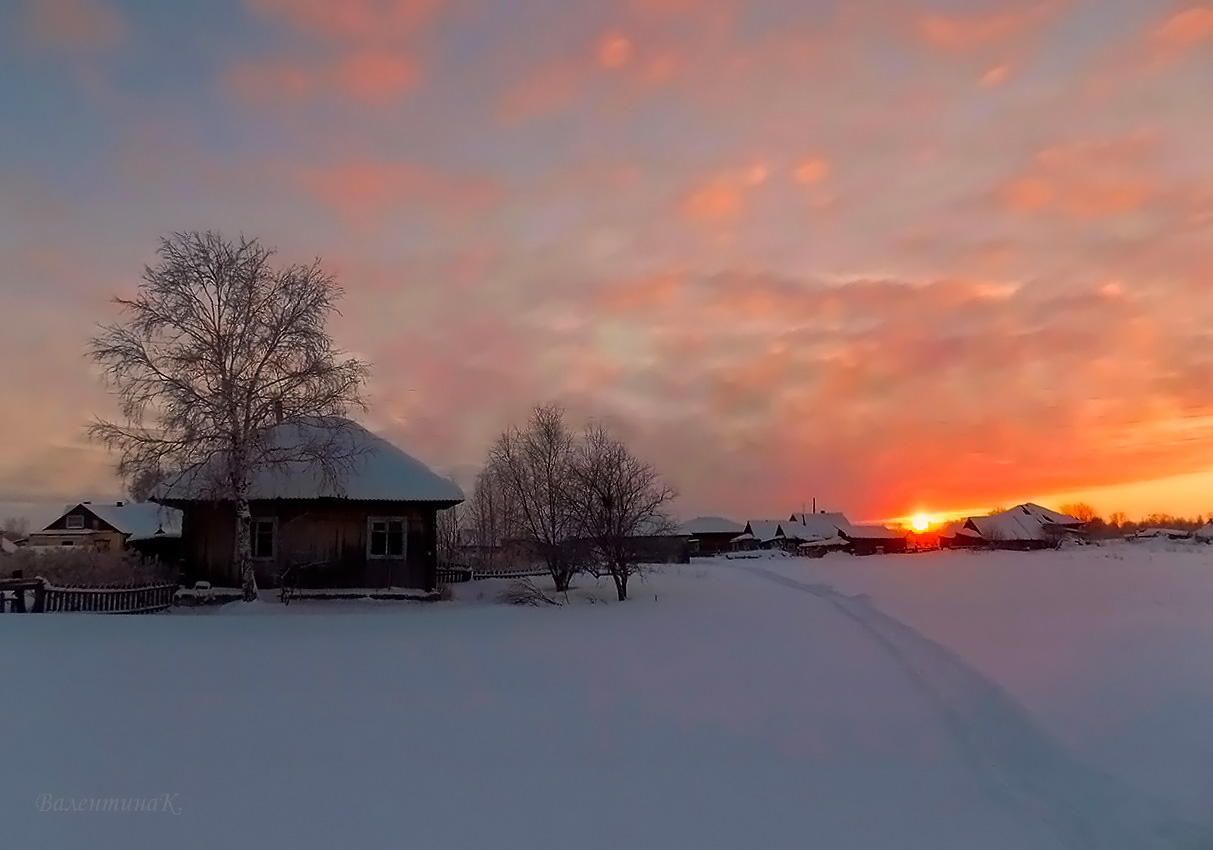 Зимний закат