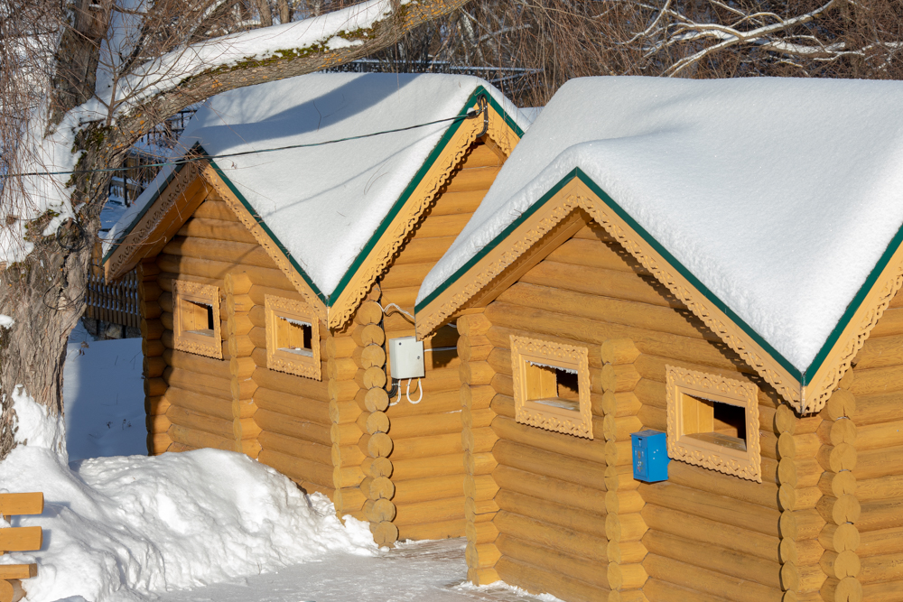 На источнике