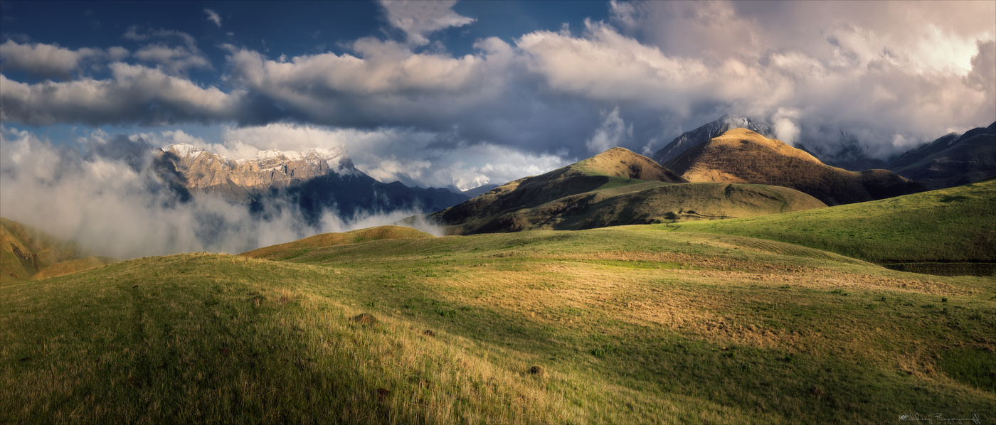 Над Чегемским ущельем.