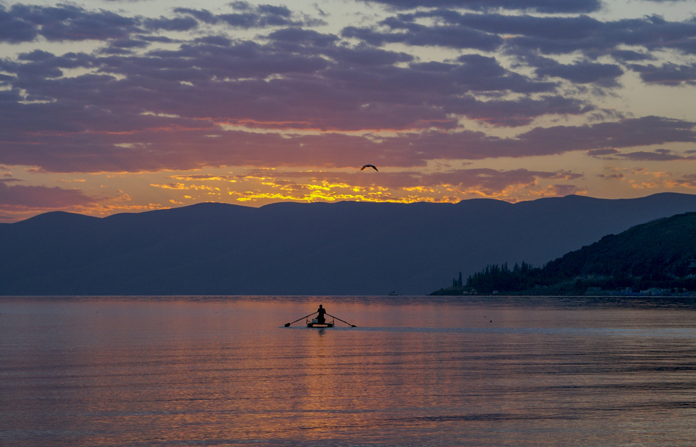 На рассвете
